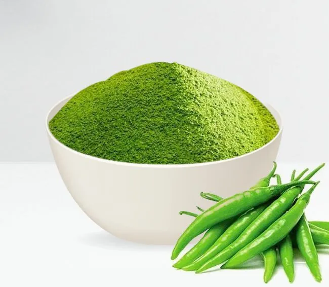 Dehydrated Green Chili Powder